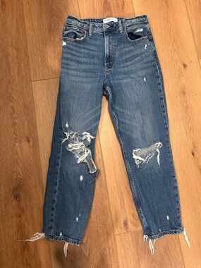 Abercrombie & Fitch Light Blue High-Rise Jeans